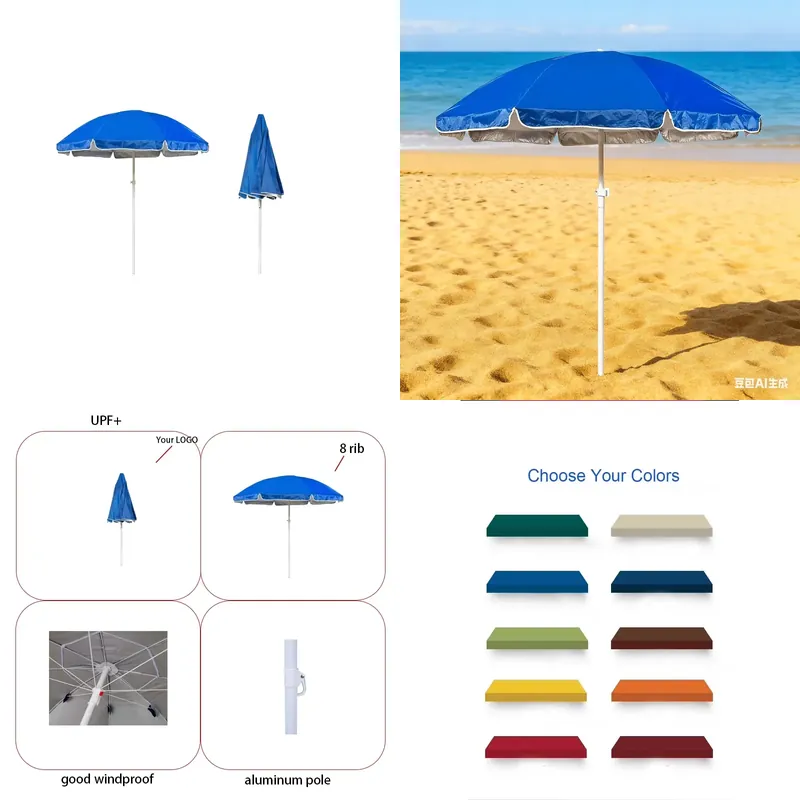 Outdoor Furniture Plus - Классический садовый зонт с защитой UPF50+,