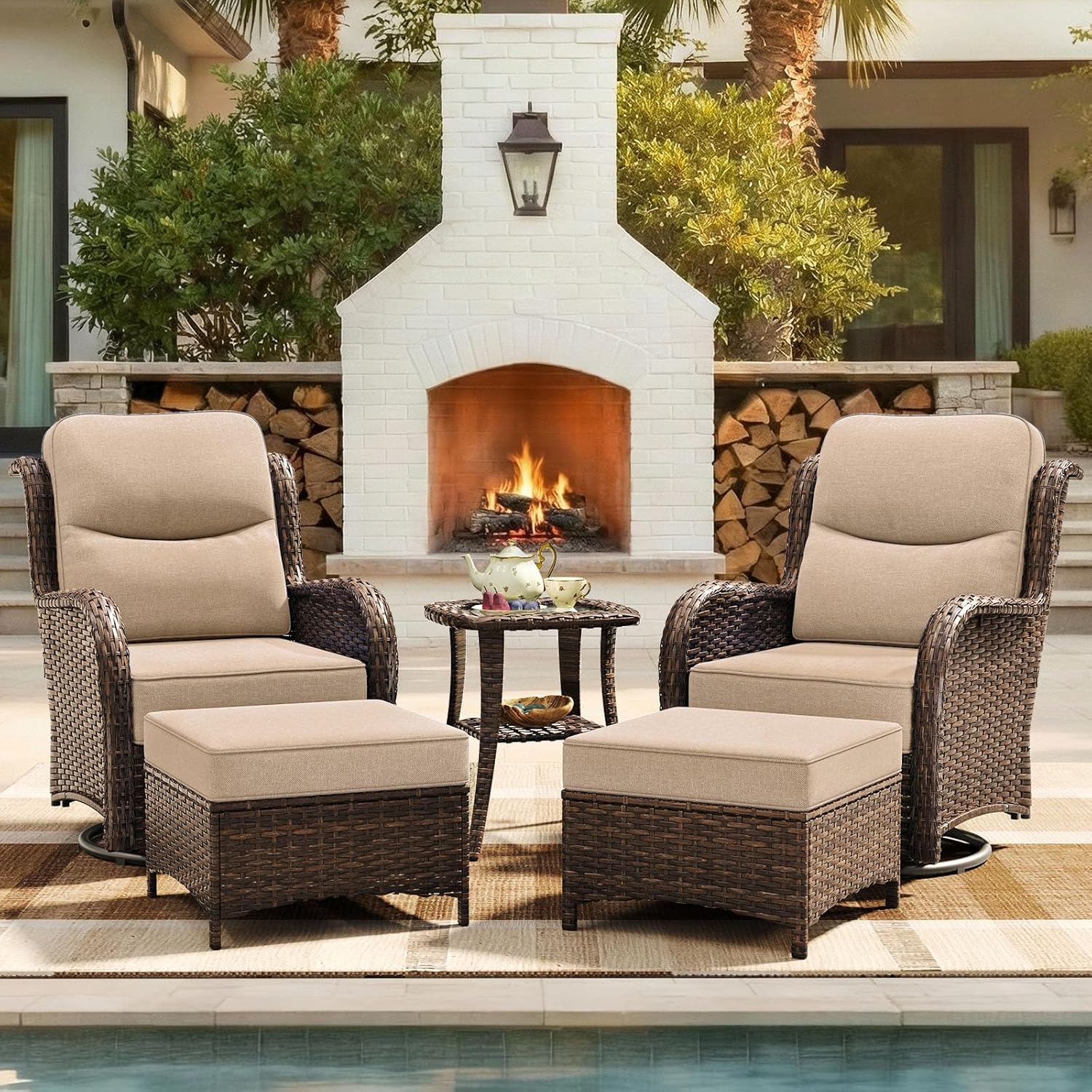 Outdoor Furniture Ofo - Комплект элитной садовой мебели o*-Luxury с