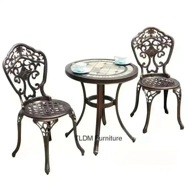 Outdoor Furniture Metal Chairs - Набор урн, стулья для отдыха на