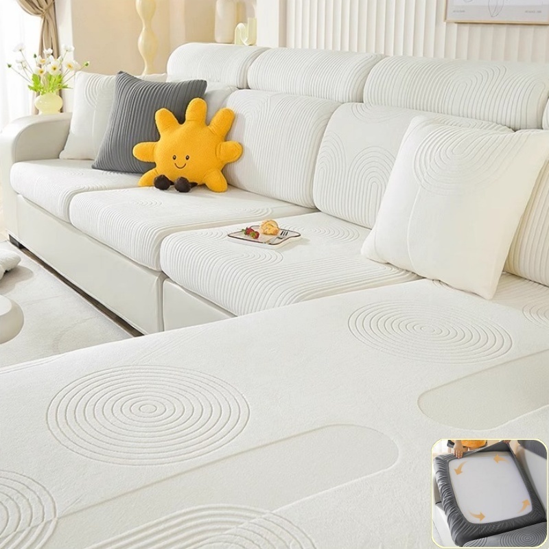 Outdoor Furniture Plus - Эластичный жаккардовый бархатный чехол для дивана,