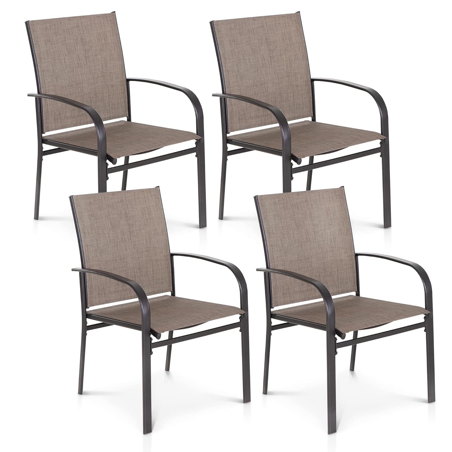 Outdoor Furniture Ofo - Комплект из 4 стульев для патио,