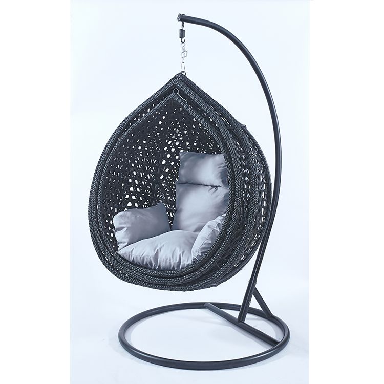 Outdoor Furniture India - Подвесное кресло-яйцо из ротанга, стационарное, для