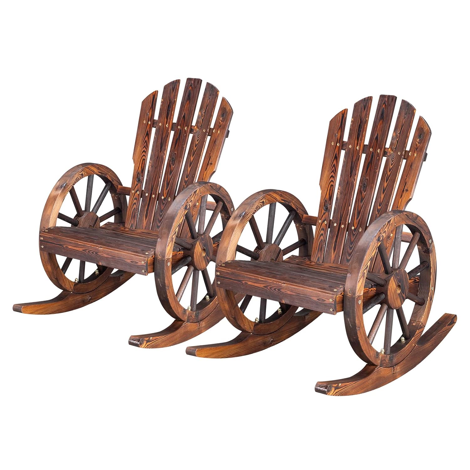 Набор из 2-х кресел-качалок Ад – обзор и цена Adirondack Chair Wood