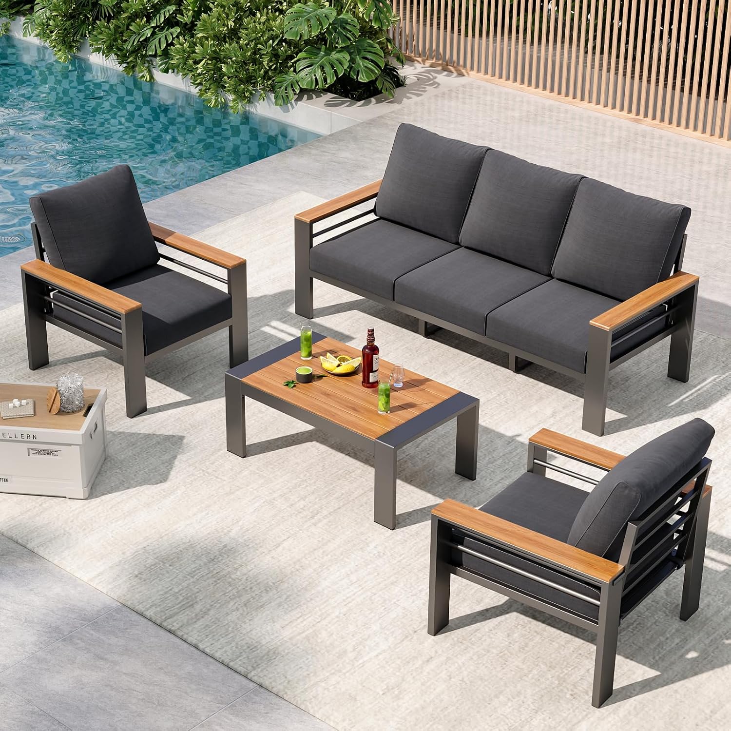 Комплект садовой мебели, алюми – обзор и цена Outdoor Furniture Ideas