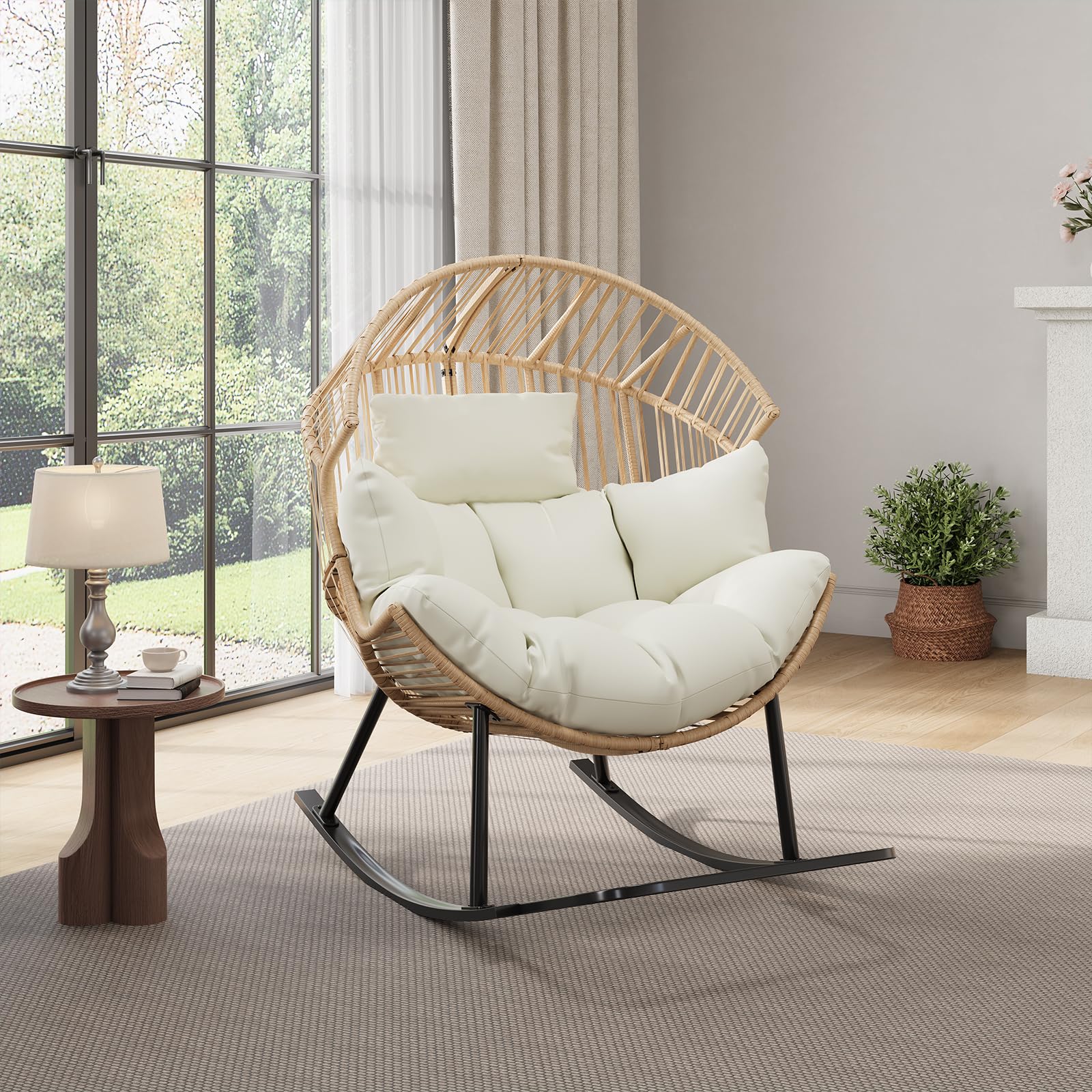 Большое эргономичное кресло-ка – обзор и цена Outdoor Furniture Egg Chair