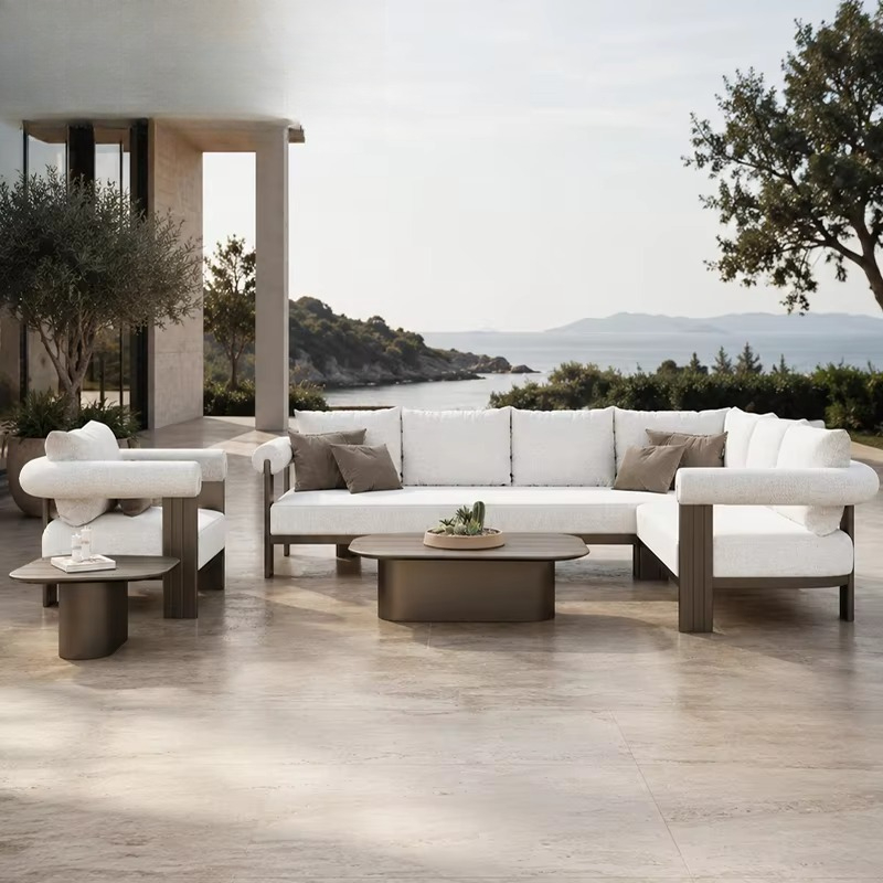 # Роскошный диванный гарнитур  – обзор и цена Outdoor Furniture L Shape