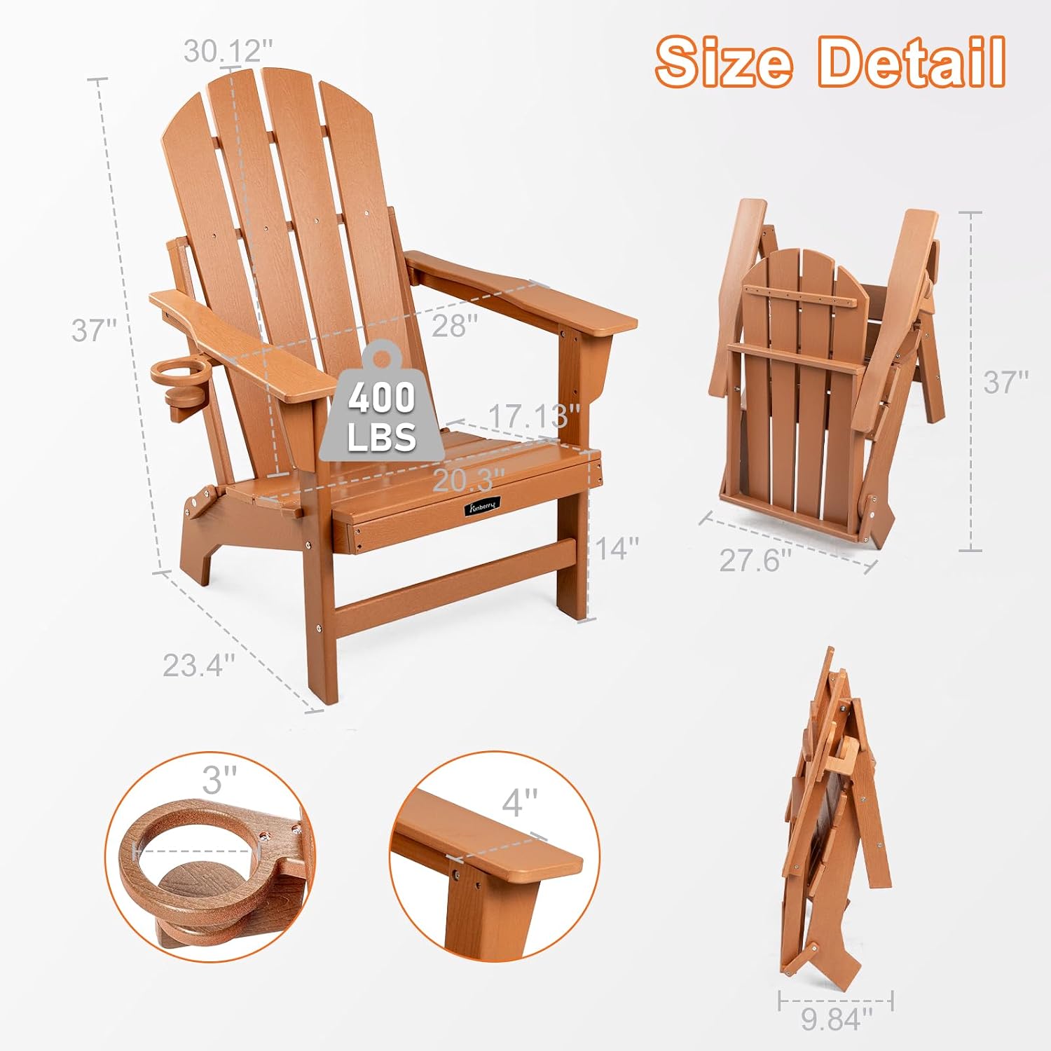 Складное кресло-адирондак увел – обзор и цена Adirondack Chair Wood