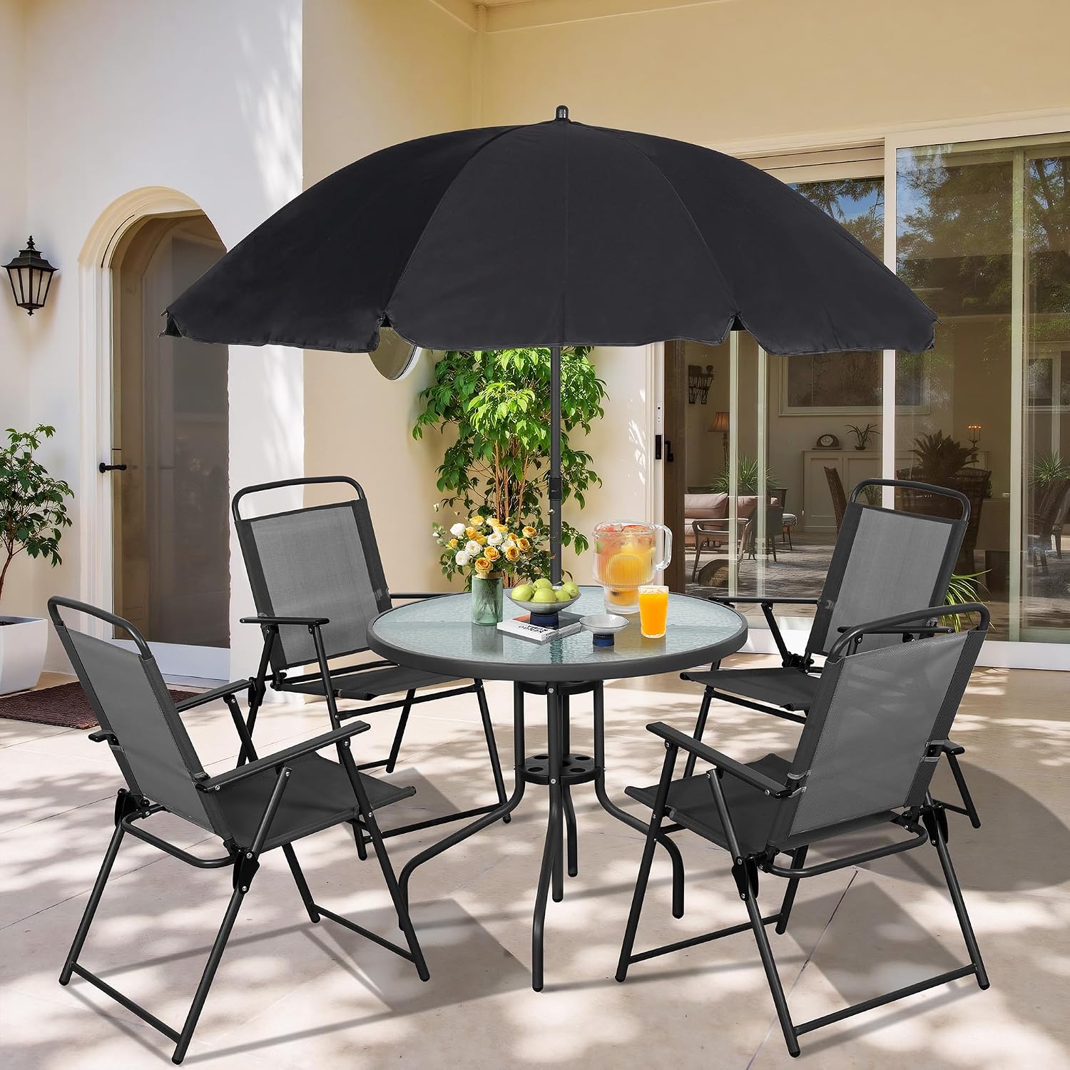 Металлический обеденный набор  – обзор и цена Outdoor Furniture Ideas
