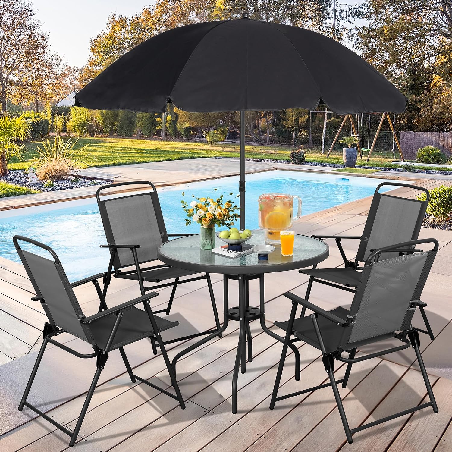 Металлический обеденный набор  – обзор и цена Outdoor Furniture Ideas