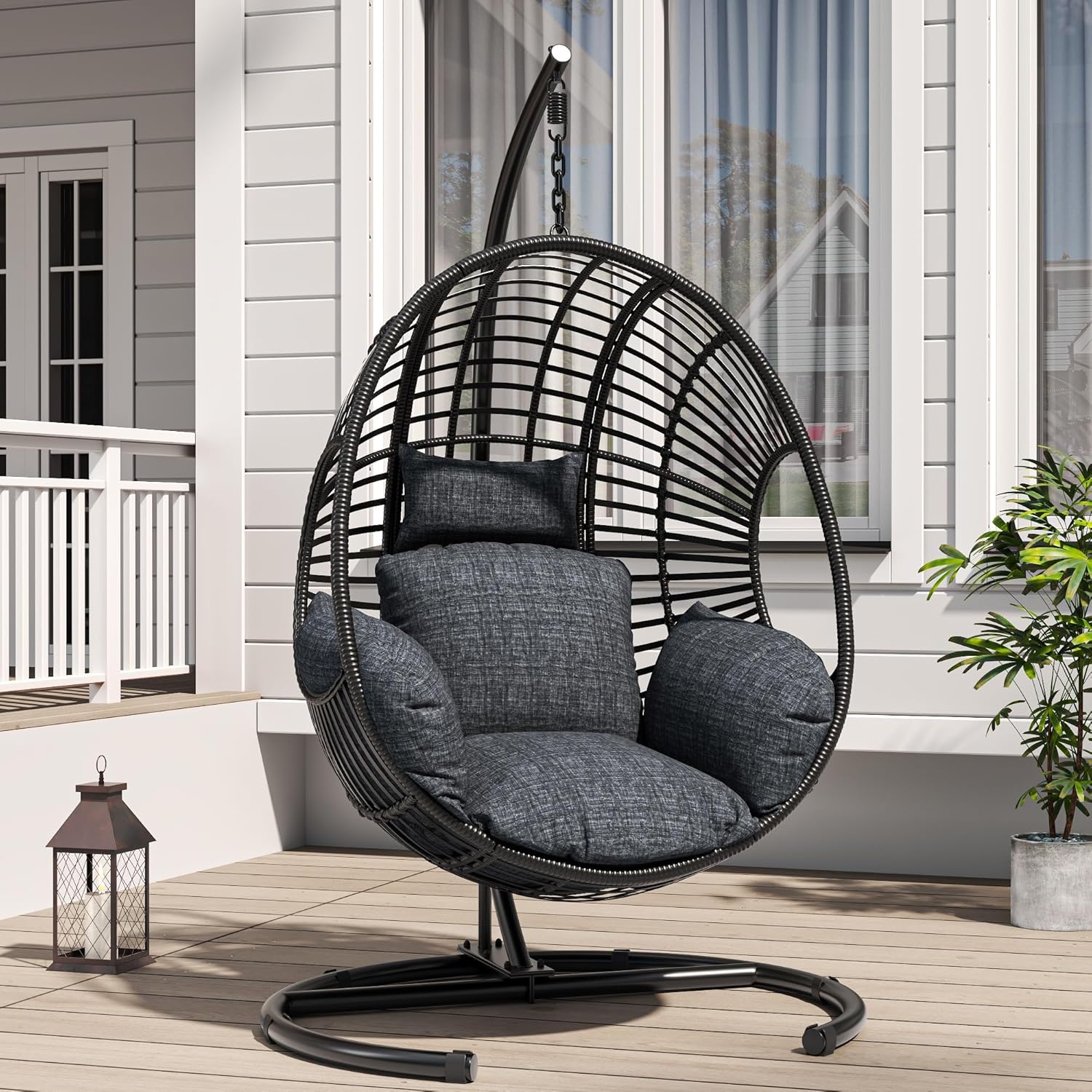 Уличное кресло-качели Egg Chai – обзор и цена Outdoor Furniture Egg Chair