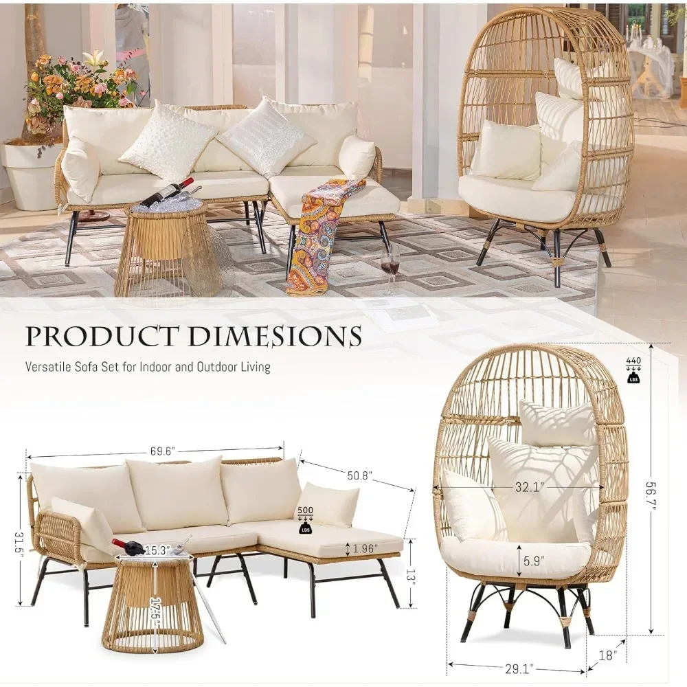 Наборы мебели для патио в стил – обзор и цена Outdoor Furniture Egg Chair