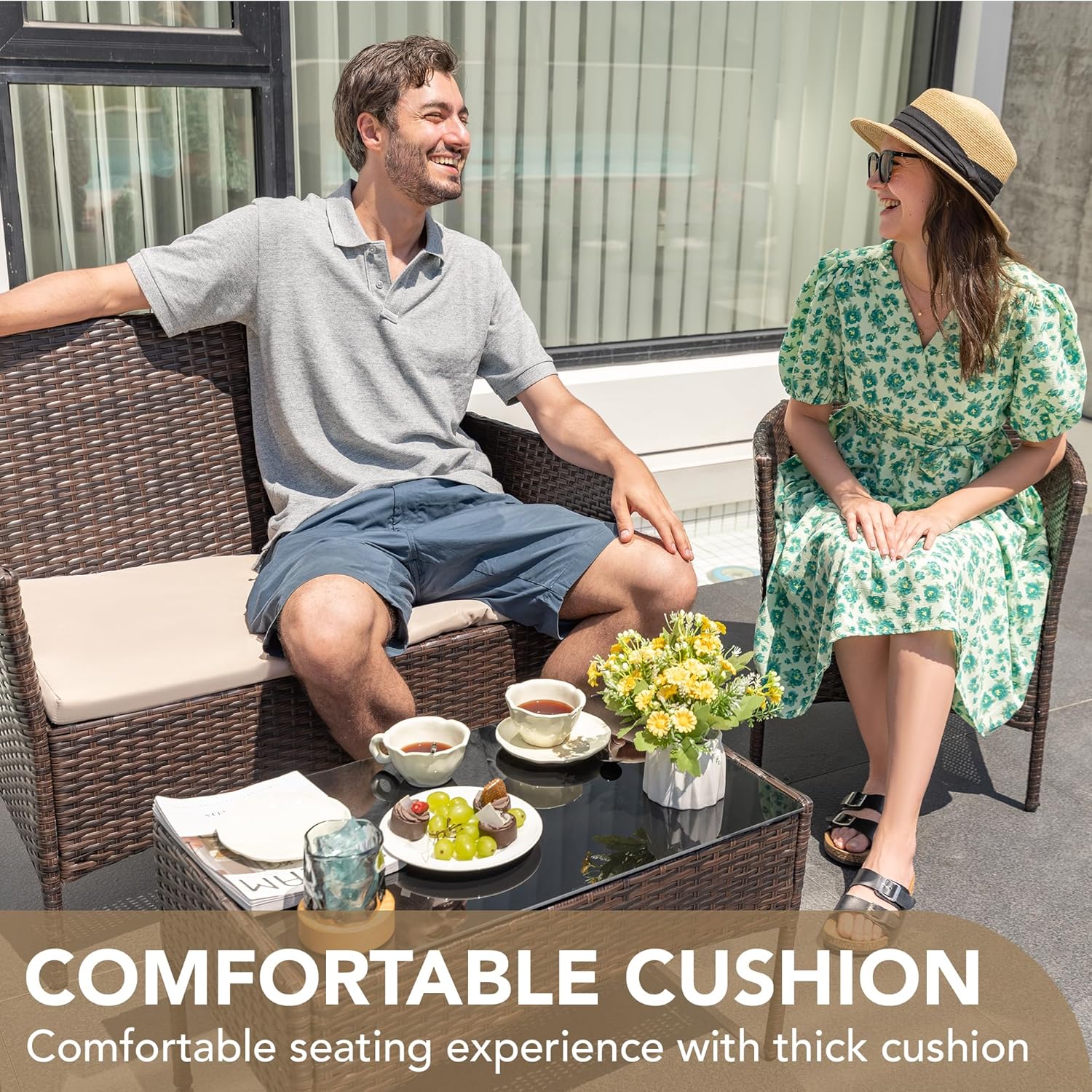 Комплект уличной мебели из 4 п – обзор и цена Outdoor Furniture Ofo