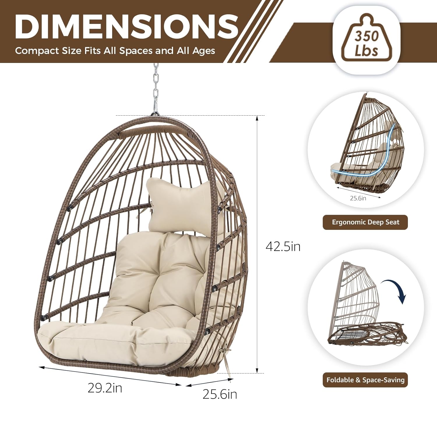 Подвесное кресло-кокон для ули – обзор и цена Outdoor Furniture Egg Chair