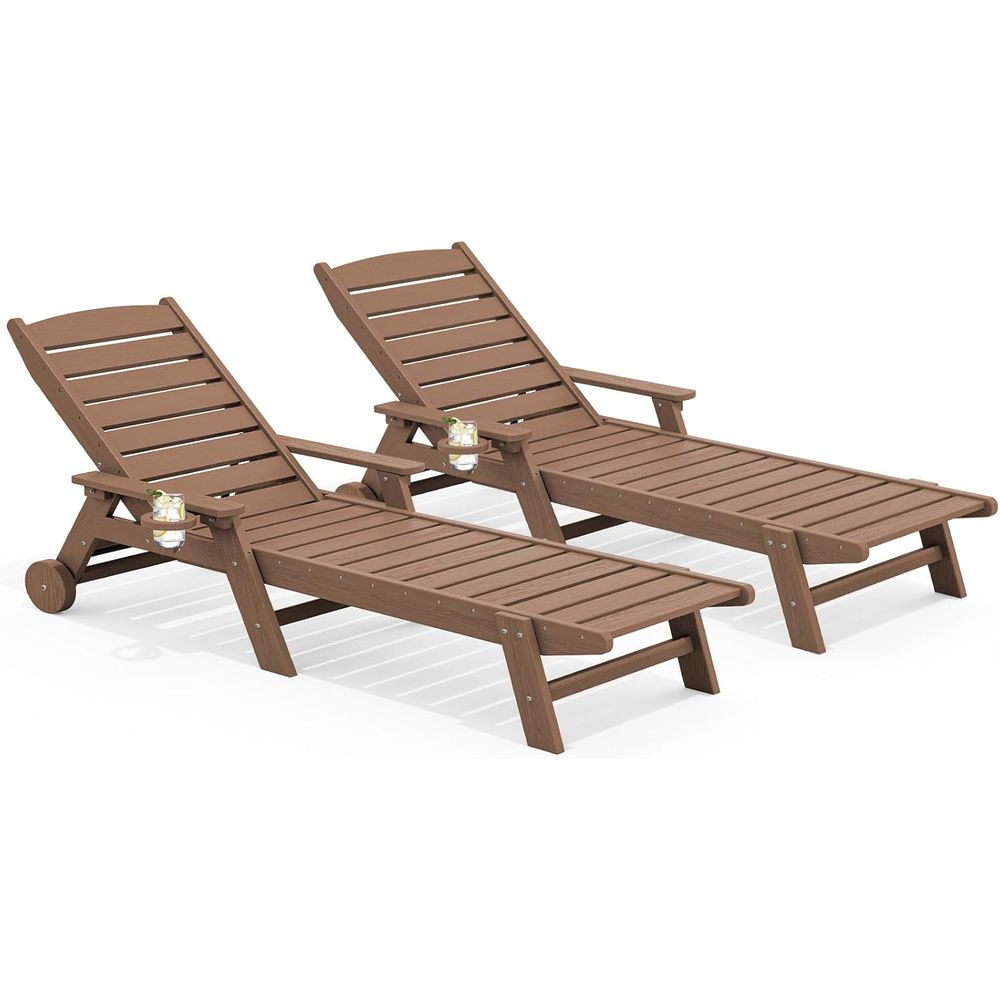 Набор уличных шезлонгов из HDP – обзор и цена Outdoor Furniture Ofo