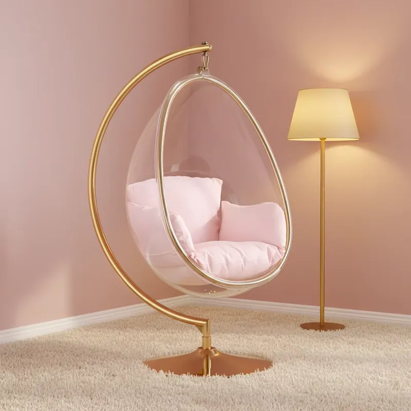 Прозрачное акриловое подвесное – обзор и цена Outdoor Furniture Egg Chair