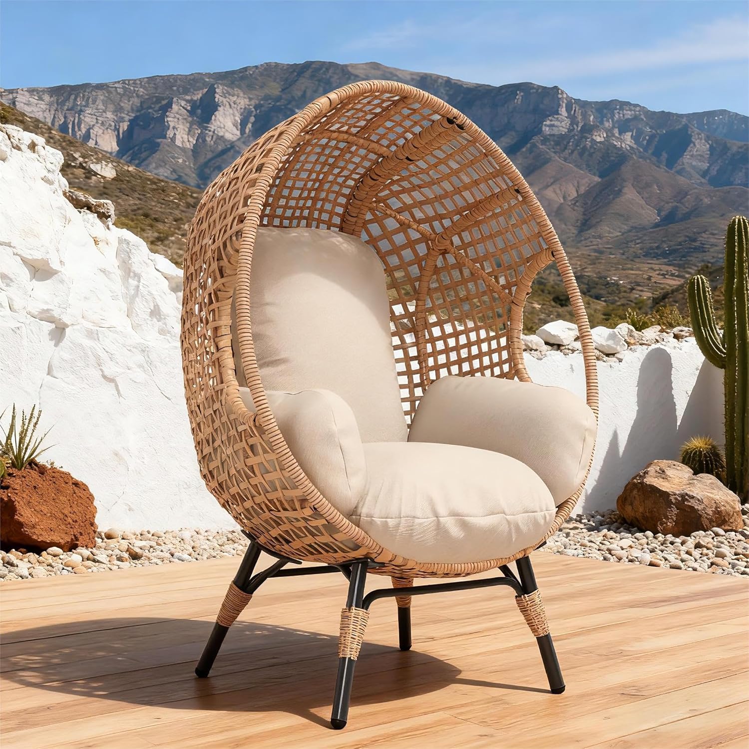 Элегантное подвесное кресло-яй – обзор и цена Outdoor Furniture Egg Chair