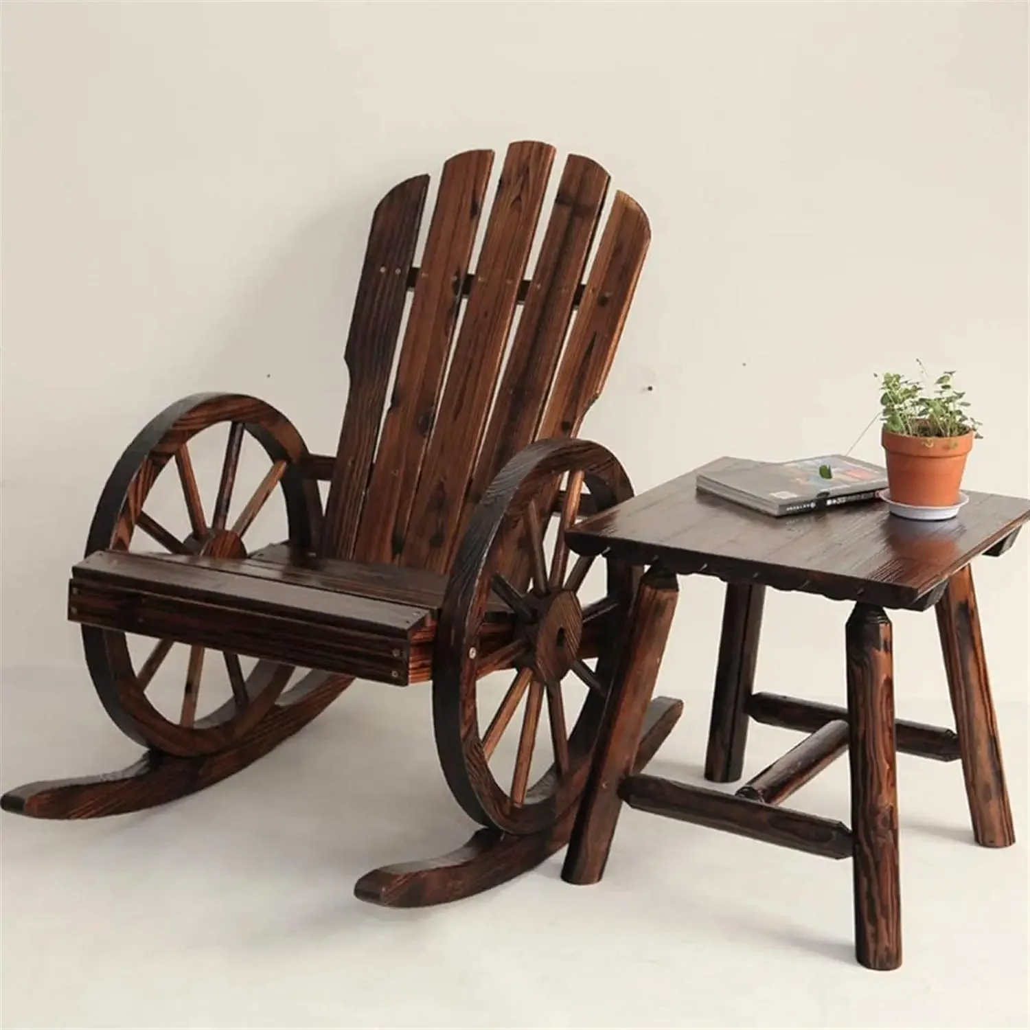 l уличное кресло-качалка из це – обзор и цена Adirondack Chair Wood