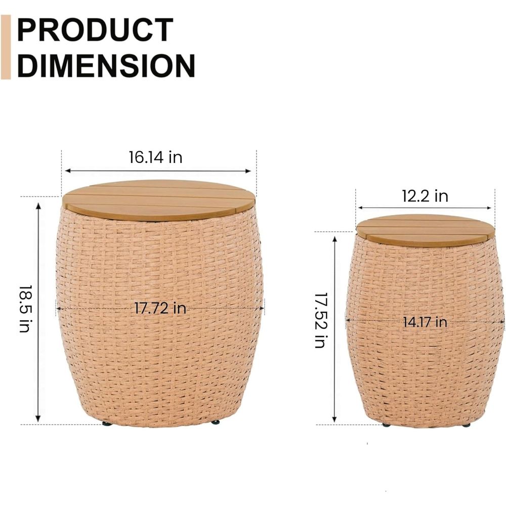 Набор из 2 приставных столиков – обзор и цена Outdoor Furniture Ofo