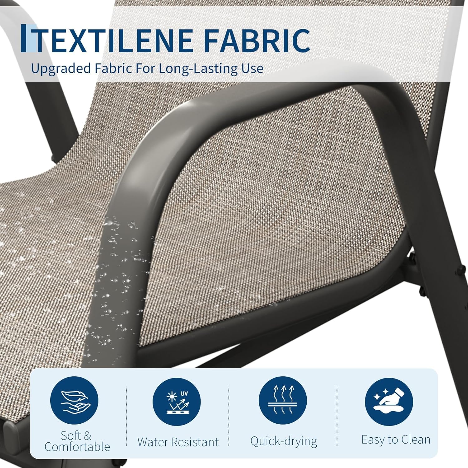 Набор из 4 стульев для патио,  – обзор и цена Outdoor Furniture Metal Chairs